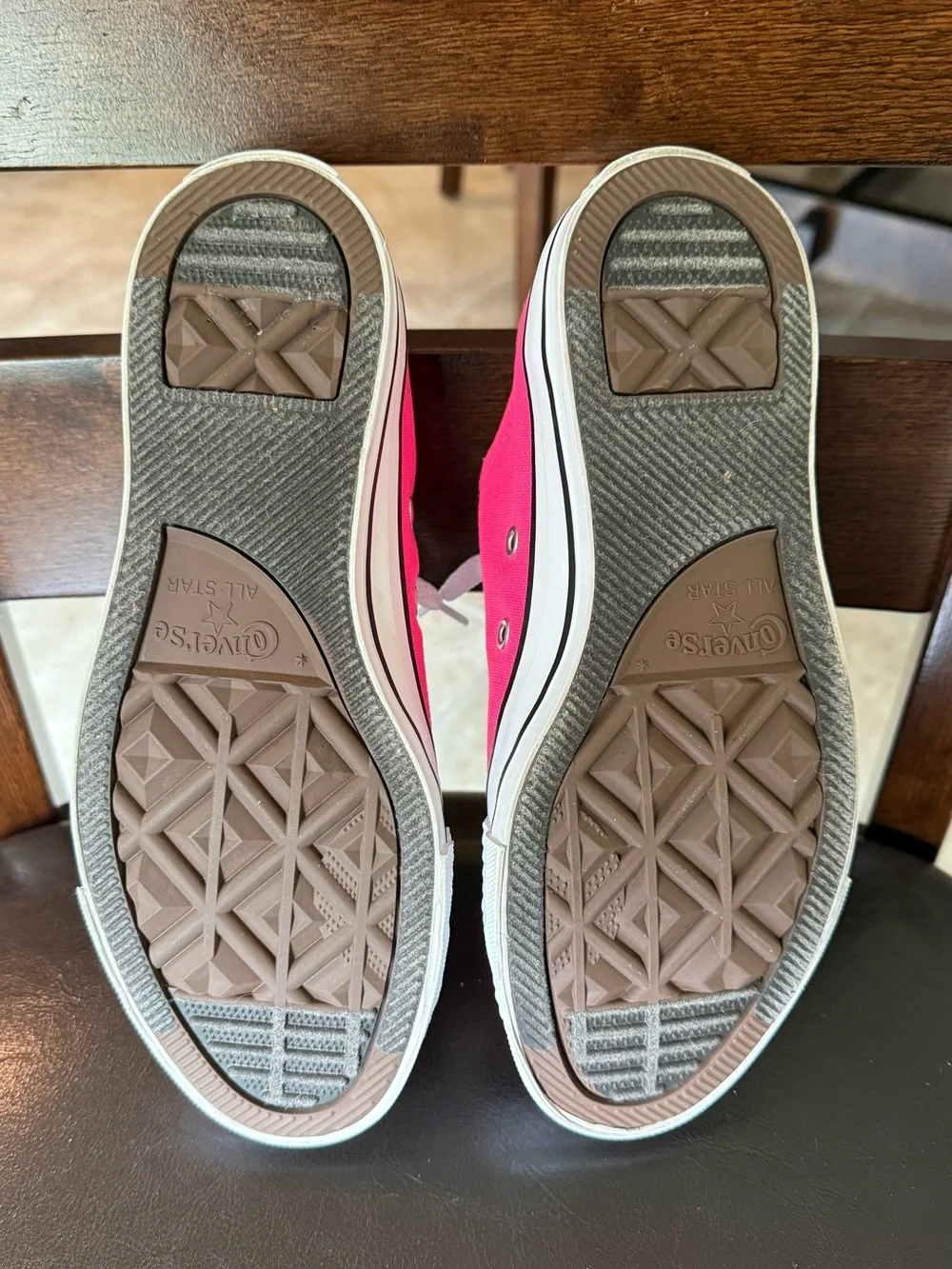Converse Hot Pink Low Top Sneakers